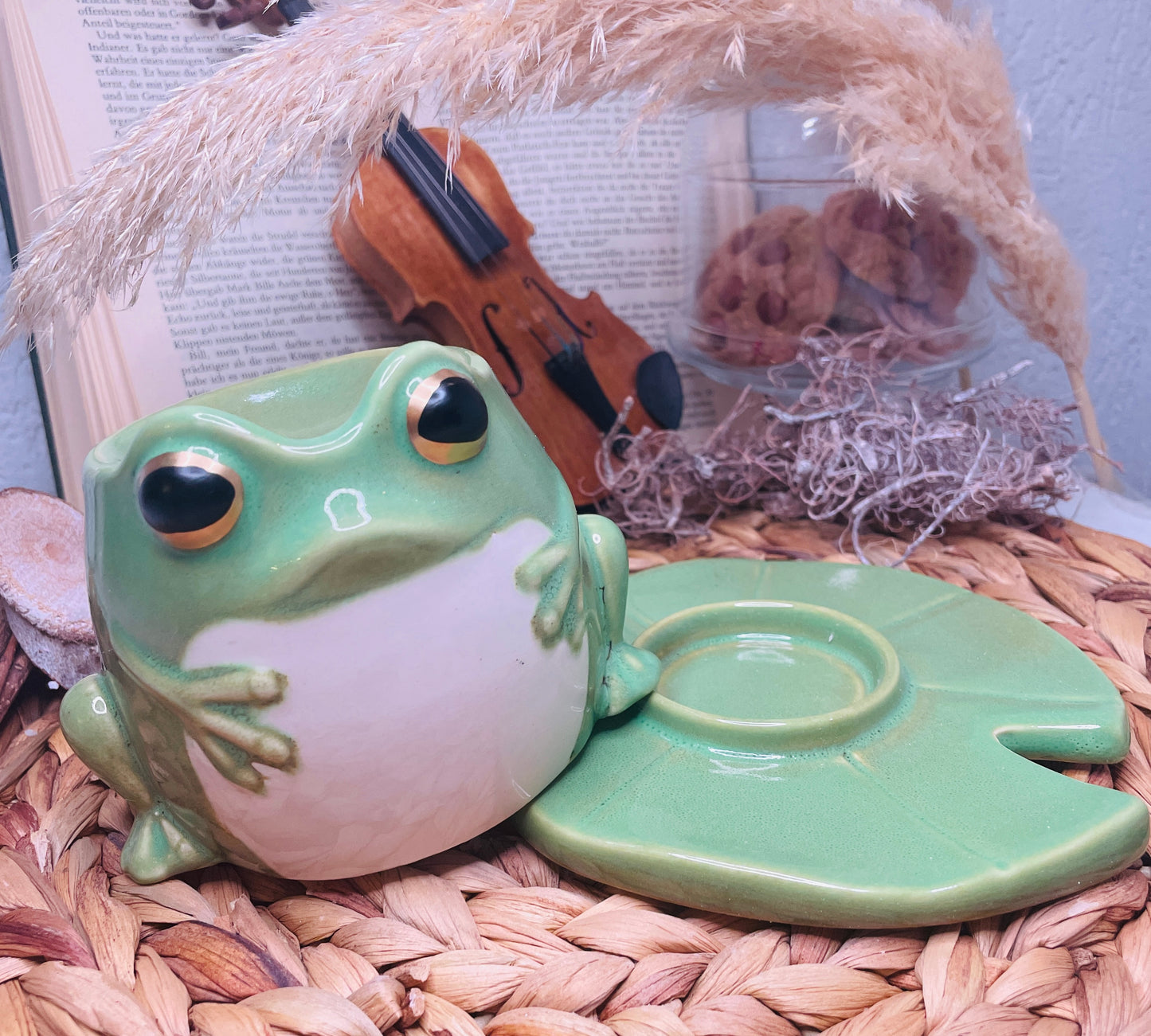 Froggy Wax Warmer mit niedlichem Frosch-Design für Wax Melts.