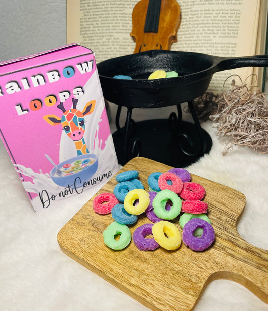 Rainbow Loops Wax Melts – Fruchtiger Cerealien-Traum (Limitierte Edition)