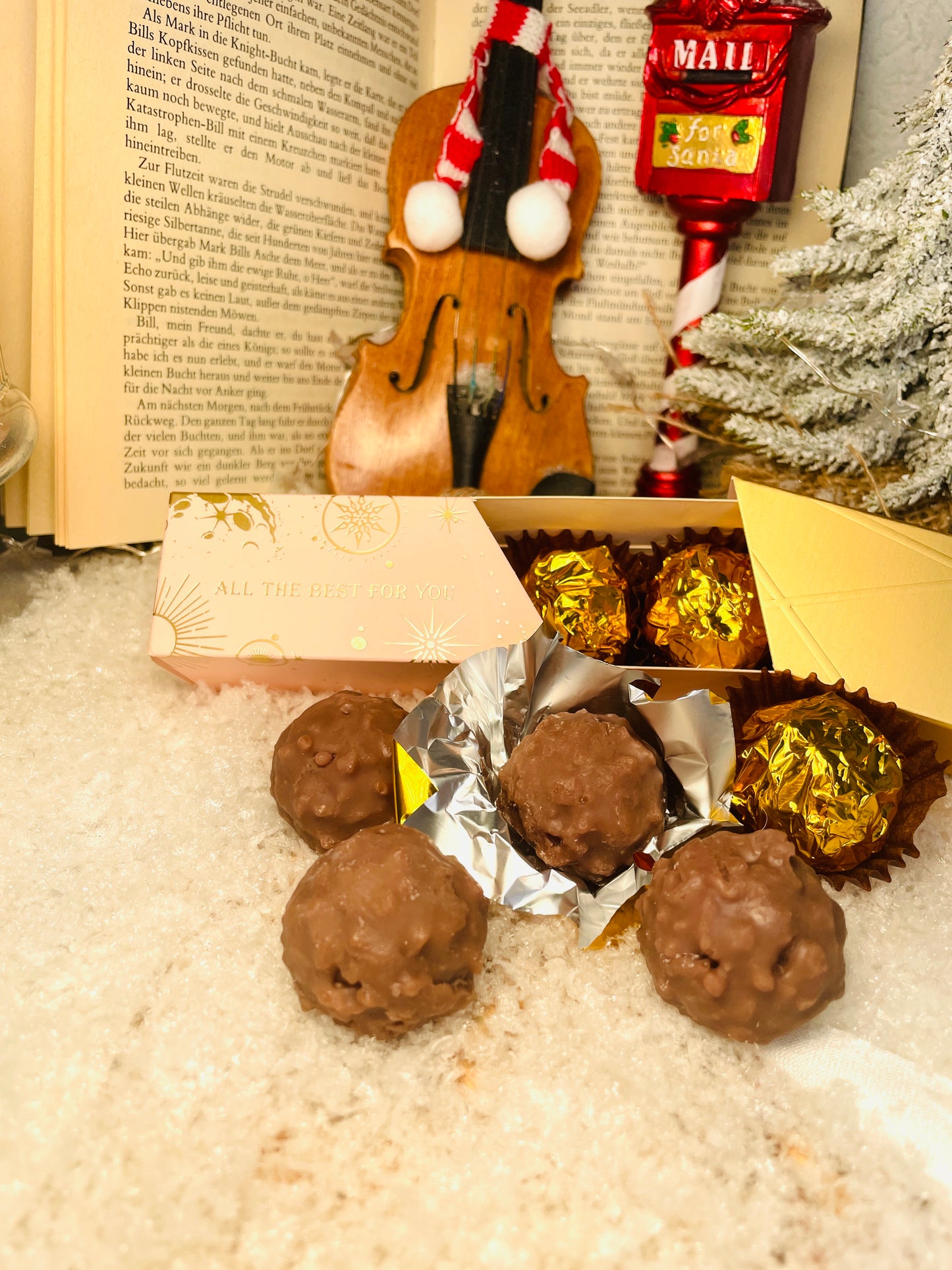 Golden Moments Wax Melts mit süßem Nuss-Nougat-Duft für eine gemütliche Atmosphäre