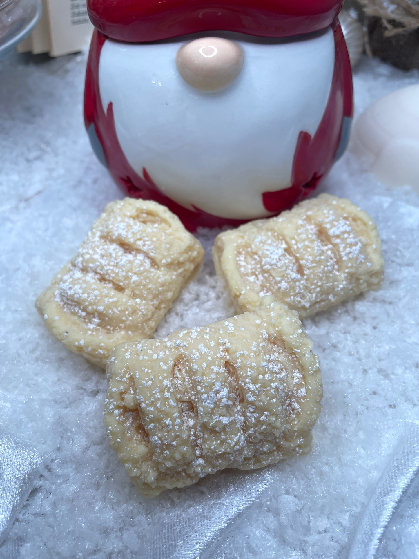 Mini Apfelstrudel Wax Melts mit dem Duft von Äpfeln, Zimt und Teig für eine gemütliche Atmosphäre