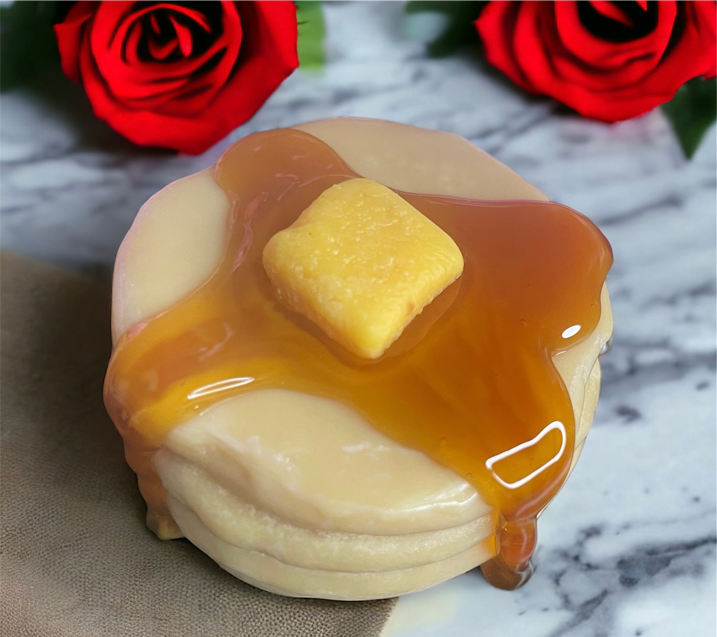 Pancakes Wax Melts mit Ahornsirup-Duft, köstliche Frühstücksdüfte für eine gemütliche Atmosphäre.