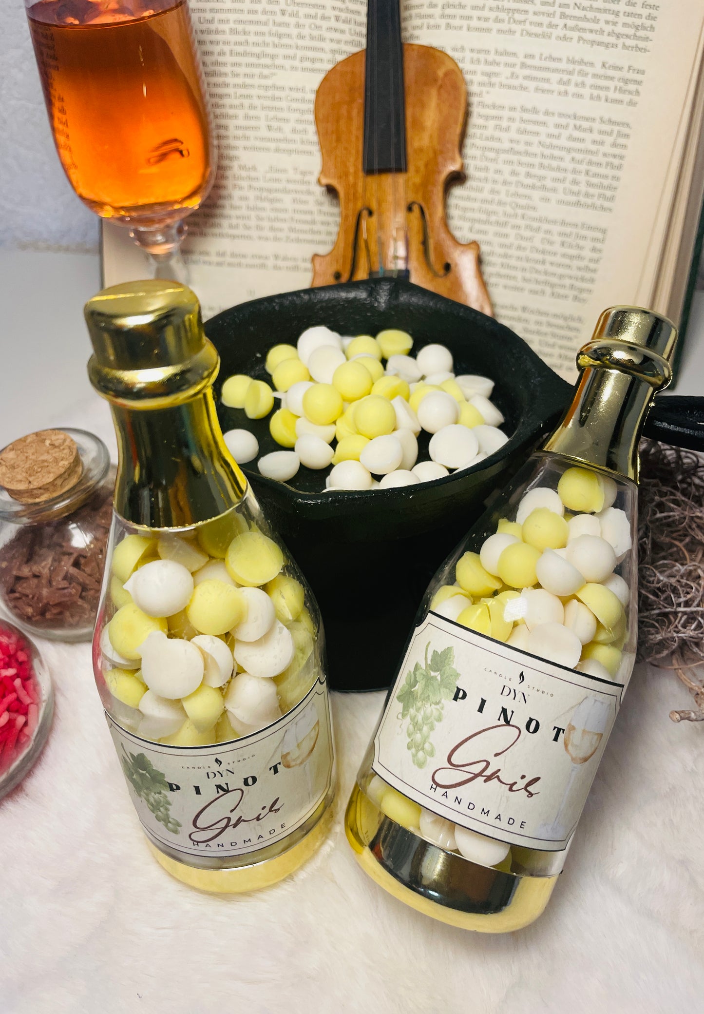 Pinot Gris Wax Melts – Fruchtige Eleganz mit goldener Süße