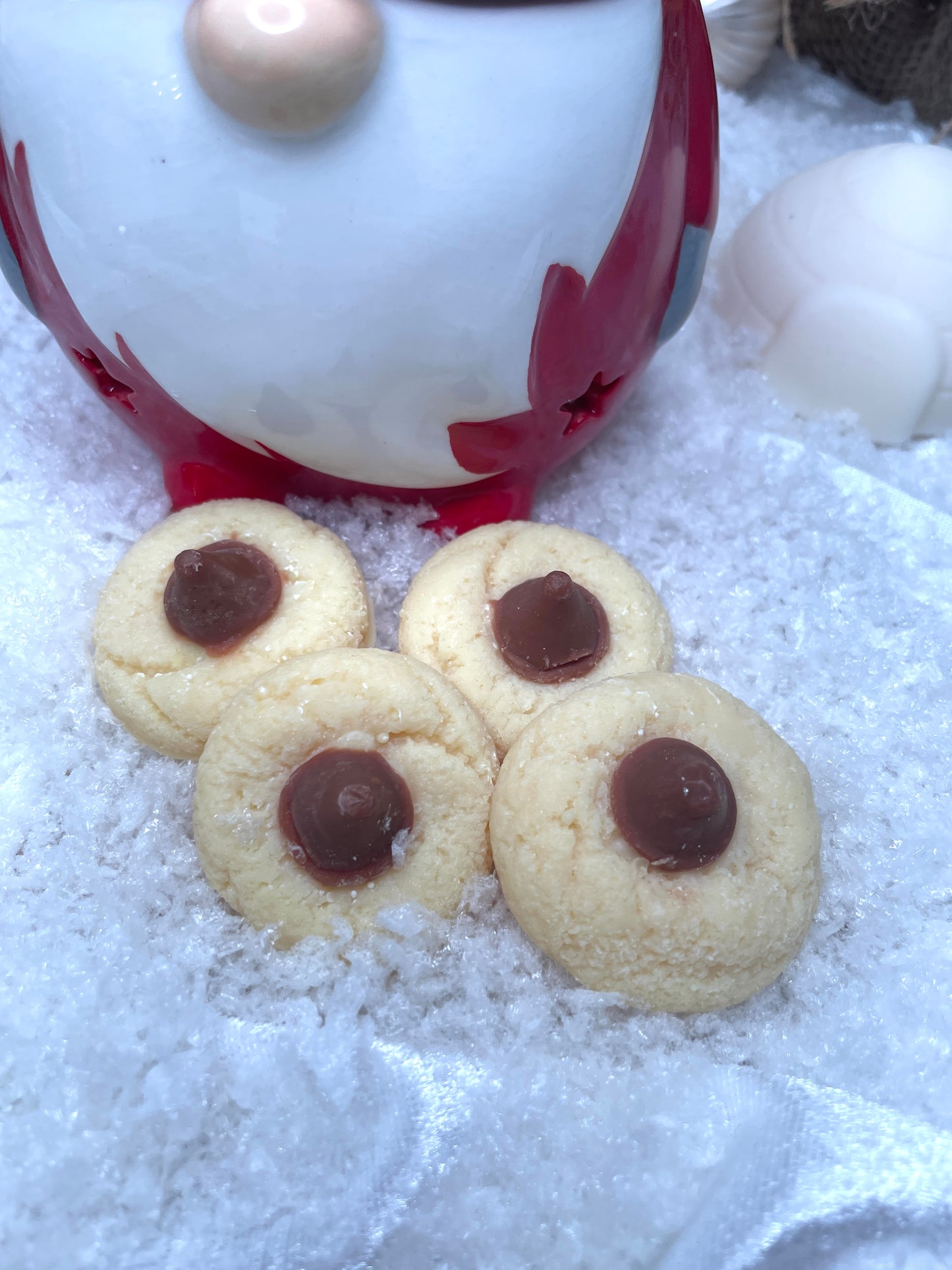 Tropfen Cookies Wax Melts mit süßem Schokoladen-Keksduft für eine einladende Atmosphäre